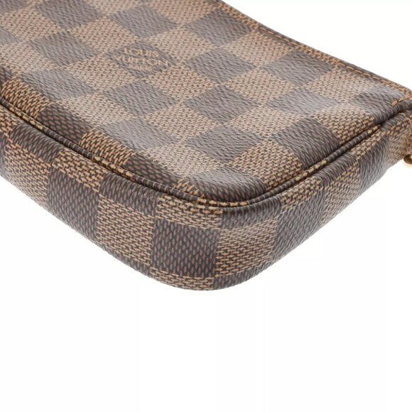 LOUIS VUITTON Damier Mini Pochette Accessoires Brown - Picture 8 of 12